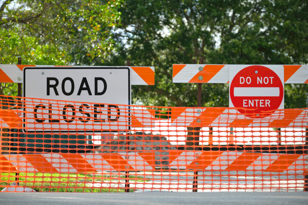 road barricade